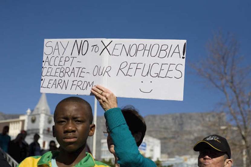 This image is for our piece on Revisiting African Humanism: Xenophobia.