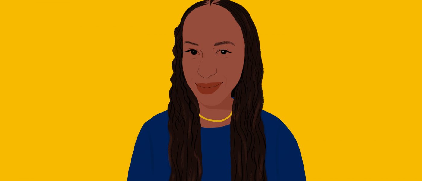 An illustration of Paula Akugizibwe.