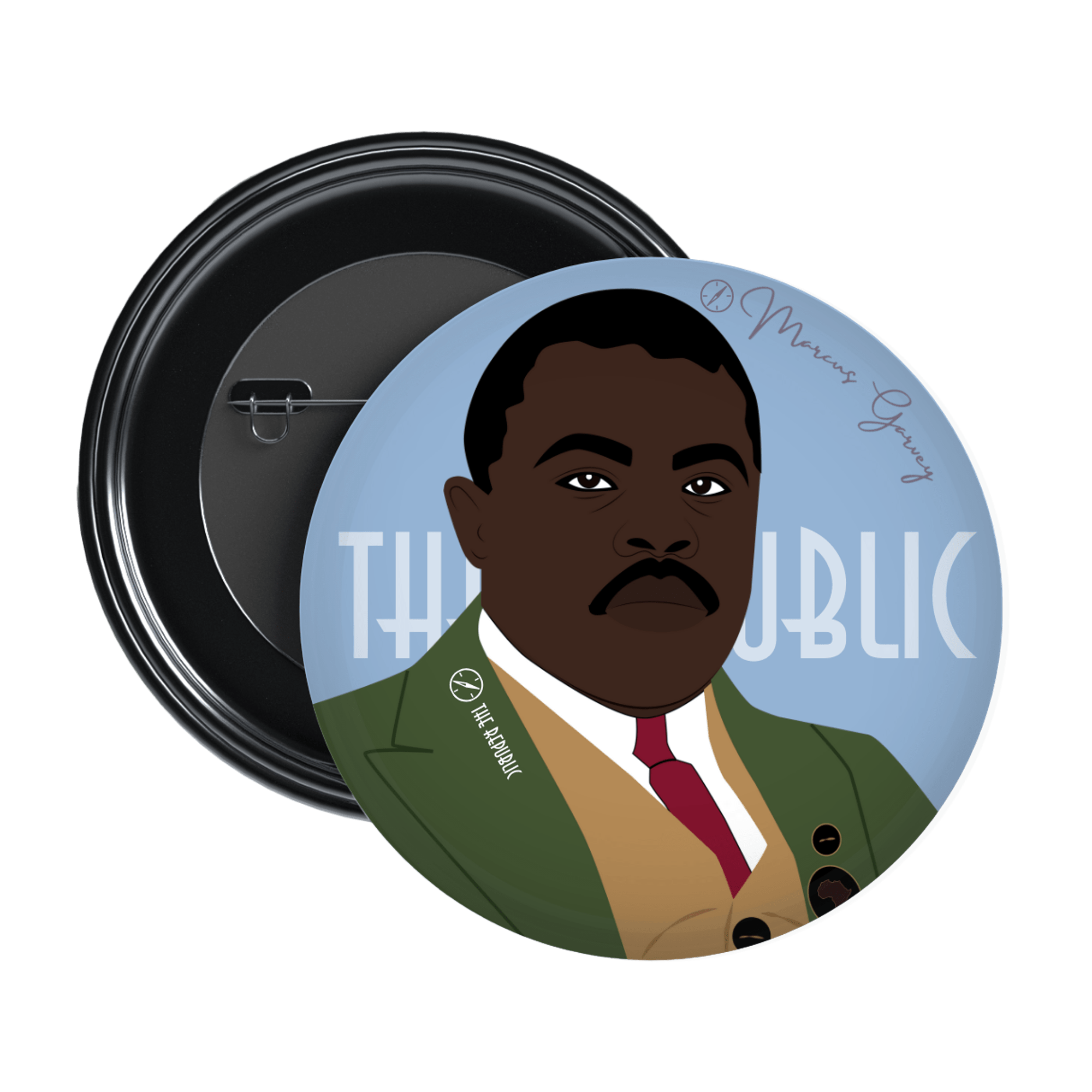 Marcus Garvey Pin Badge