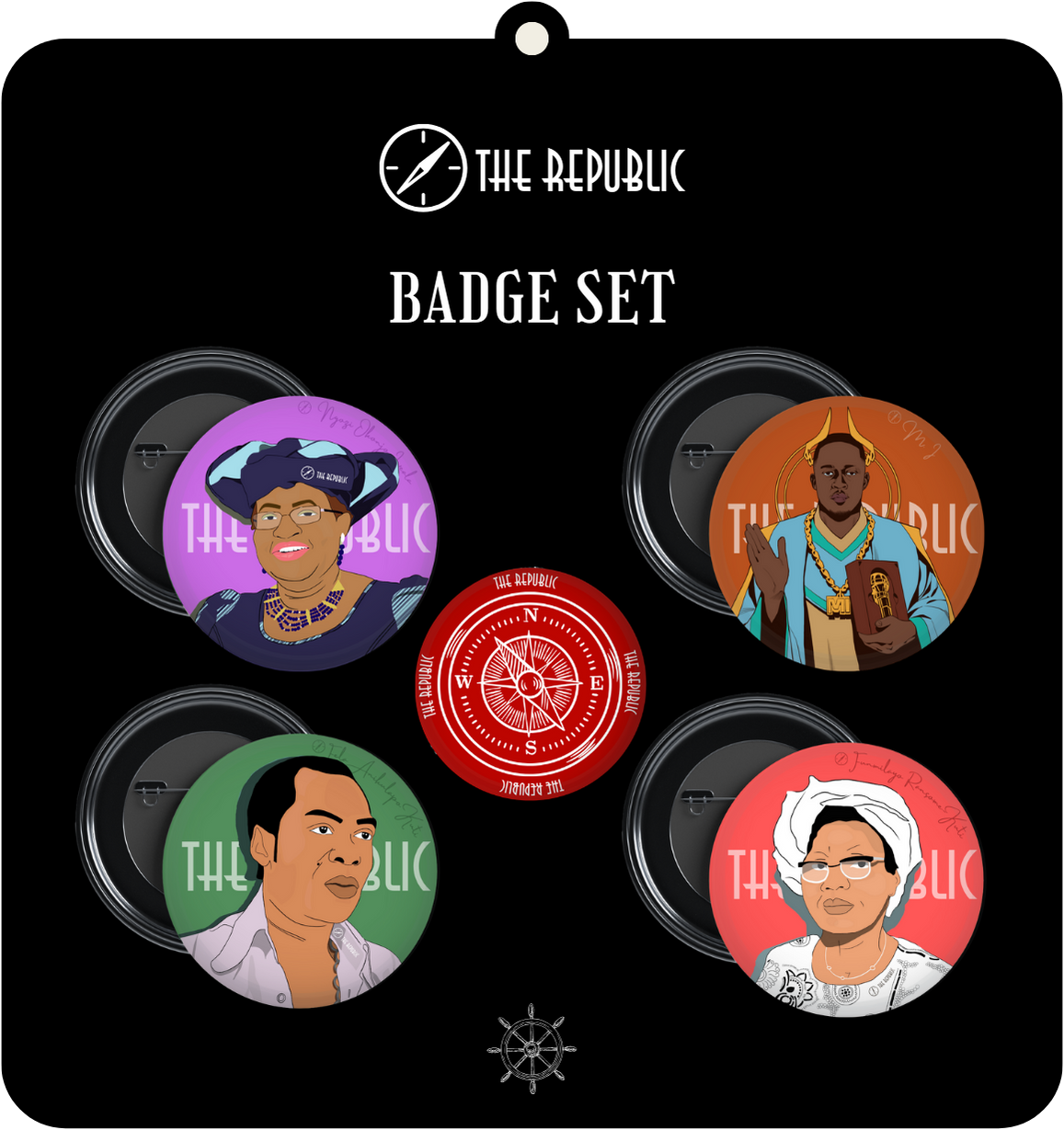 The Republic Badge Set
